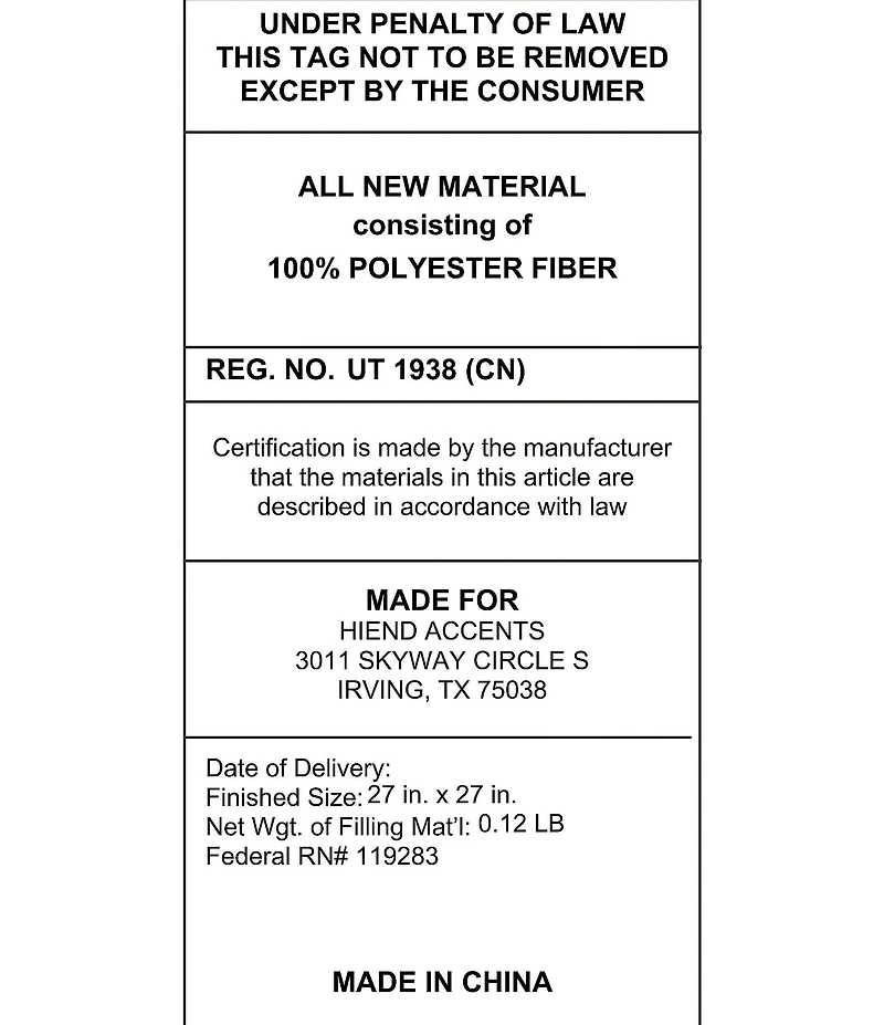 HiEnd Accents Stonewashed Cotton Quilted Velvet Euro Sham