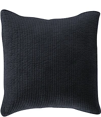 HiEnd Accents Stonewashed Cotton Quilted Velvet Euro Sham