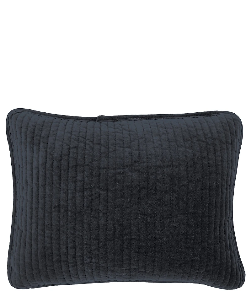 HiEnd Accents Stonewashed Cotton Velvet Boudoir Pillow