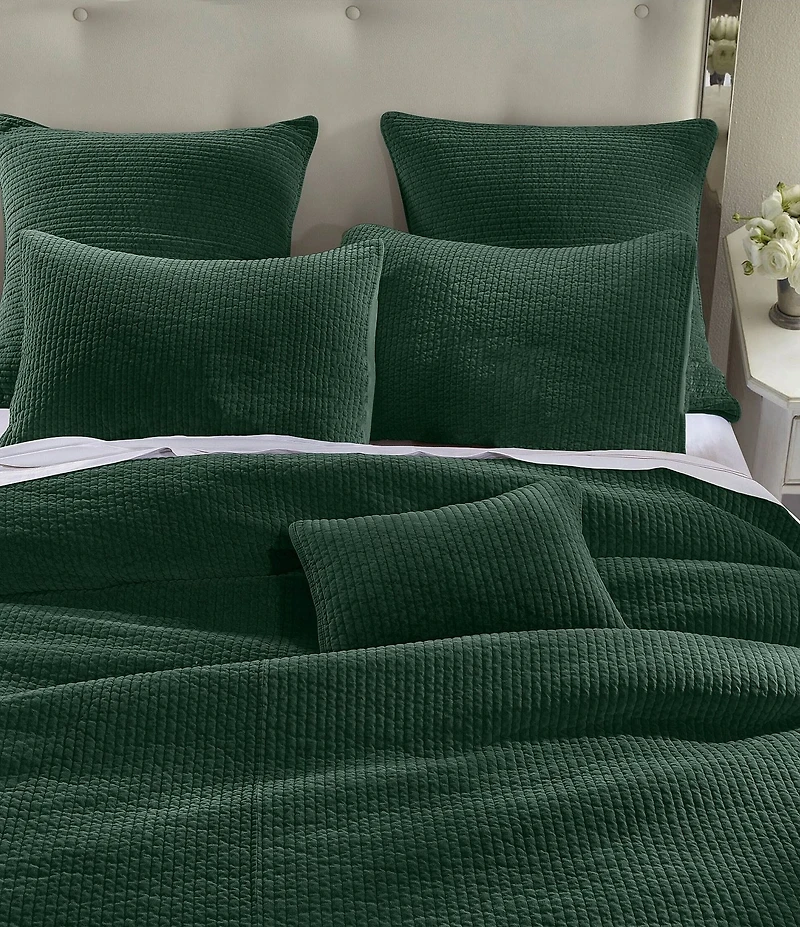 HiEnd Accents Stonewashed Cotton Velvet Quilt