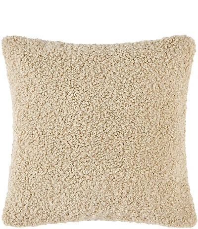 HiEnd Accents Teddy Boucle Woven Square Pillow