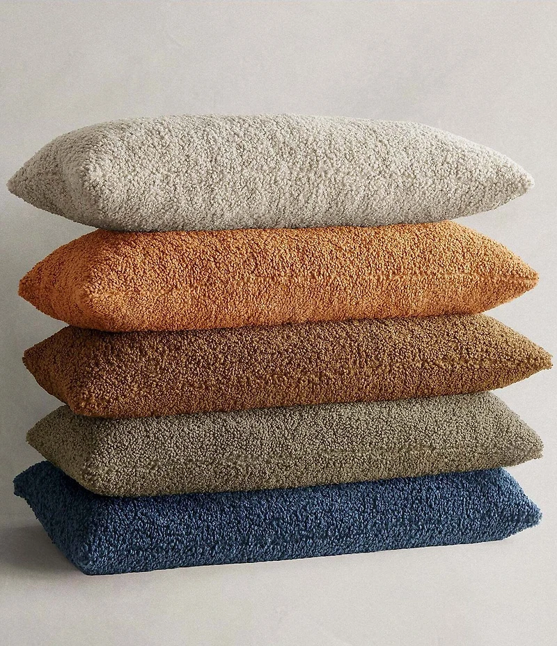 HiEnd Accents Teddy Boucle Woven Square Pillow