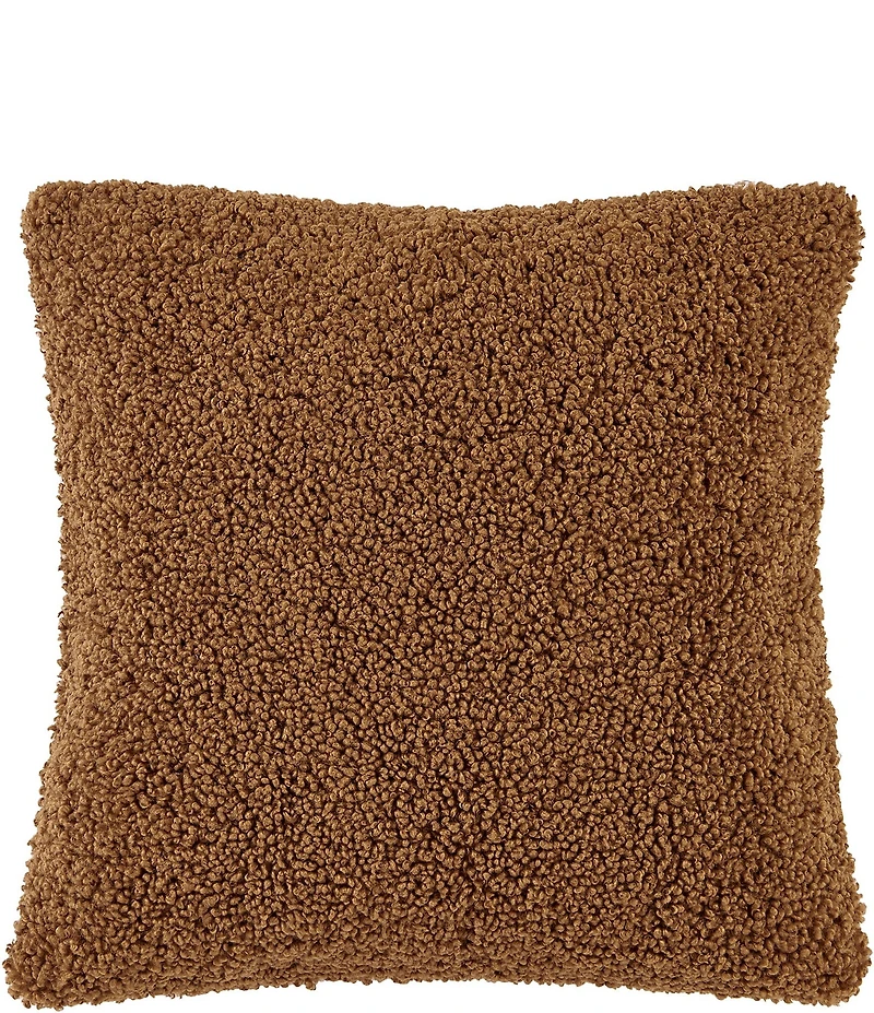 HiEnd Accents Teddy Boucle Woven Square Pillow