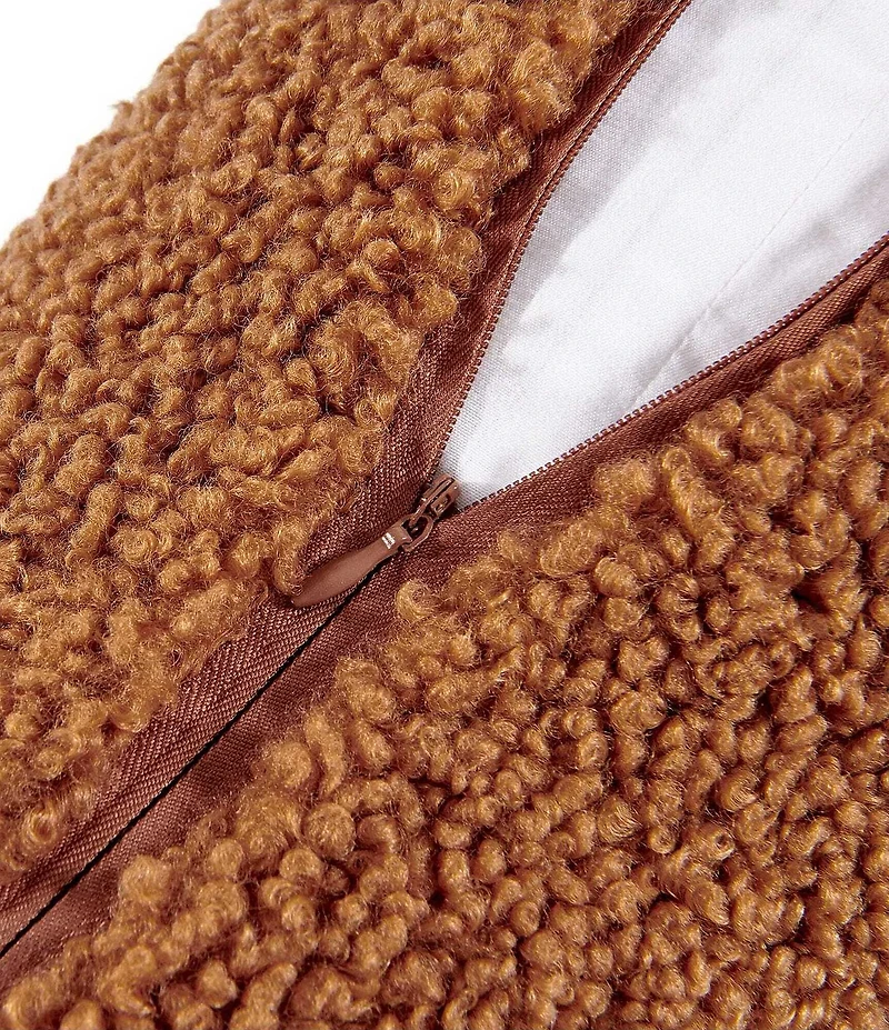 HiEnd Accents Teddy Textured Boucle Lumbar Pillow