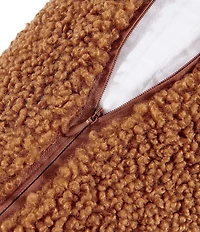 HiEnd Accents Teddy Textured Boucle Lumbar Pillow