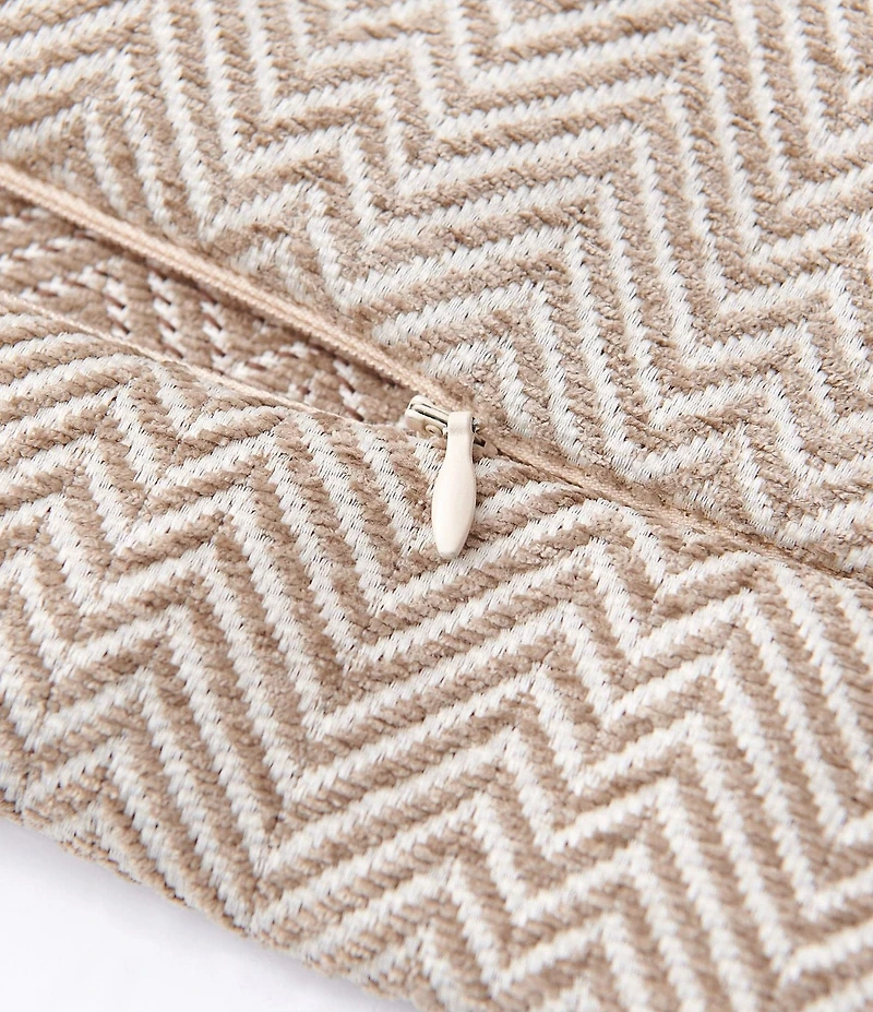 HiEnd Accents Tweed Buckle Detailed Lumbar Pillow