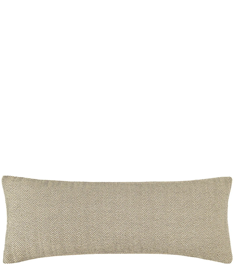 HiEnd Accents Tweed Buckle Detailed Lumbar Pillow