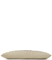 HiEnd Accents Tweed Buckle Detailed Lumbar Pillow