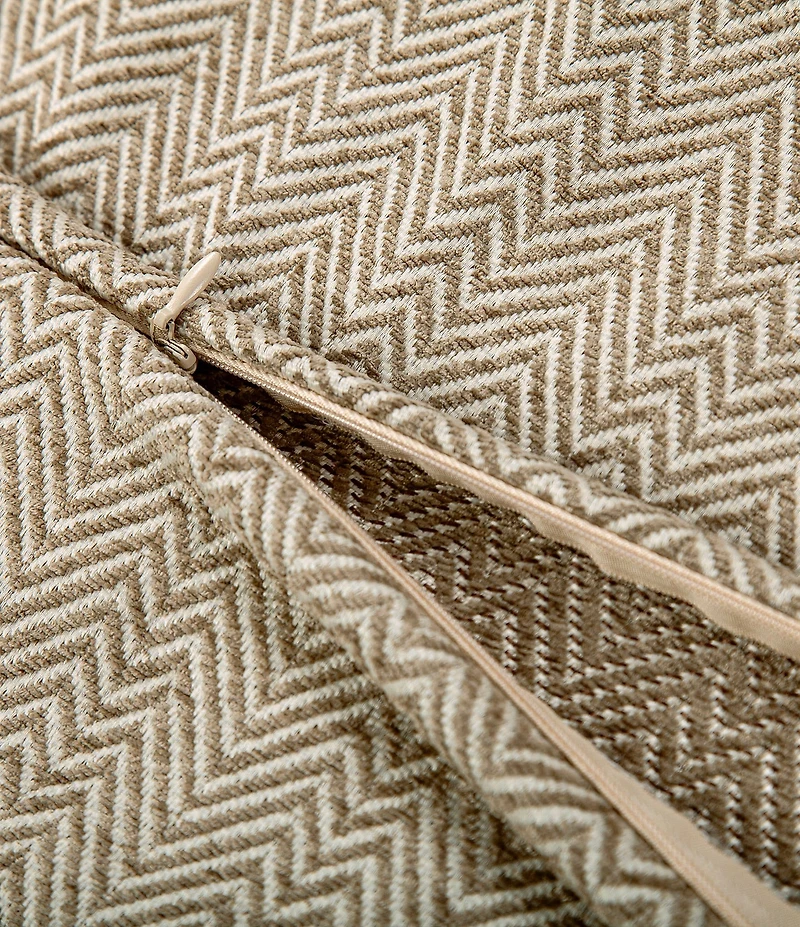 HiEnd Accents Tweed Buckle Detailed Lumbar Pillow