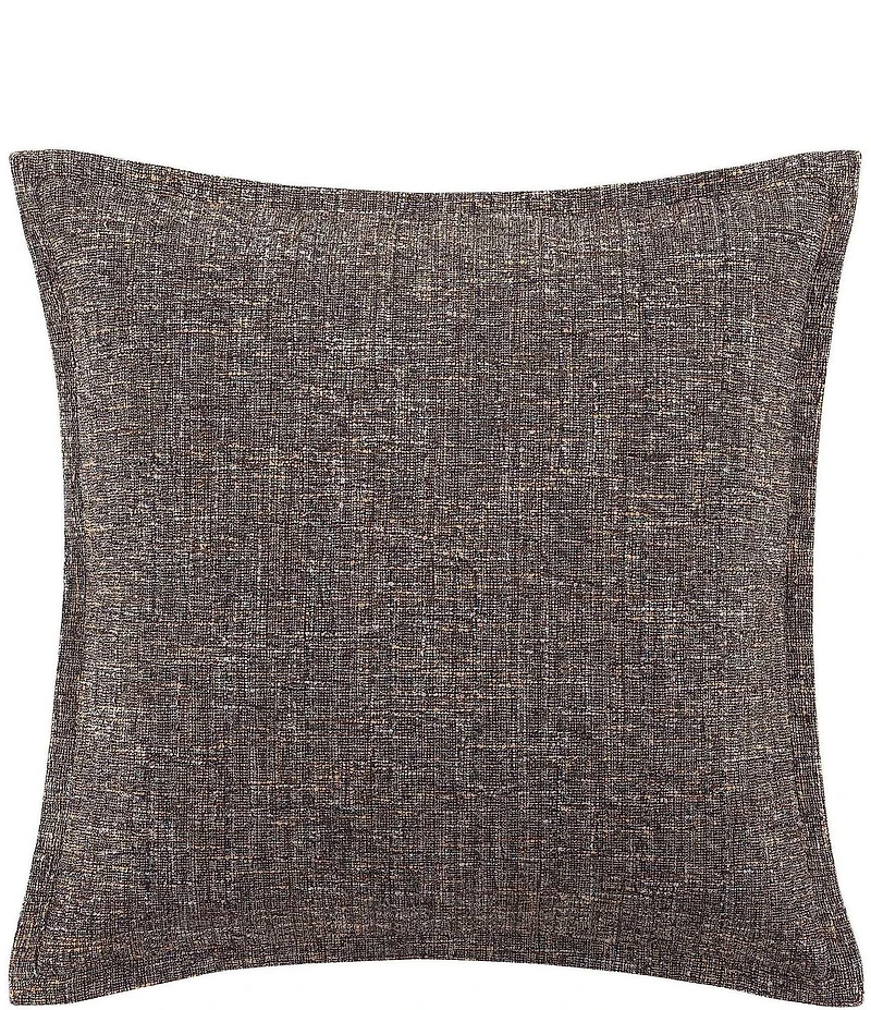 HiEnd Accents Tweed Collection Modern Rustic Woven Euro Sham