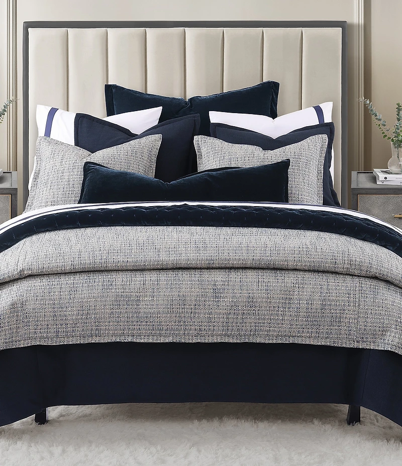 HiEnd Accents Tweed Textured Woven Comforter Mini Set
