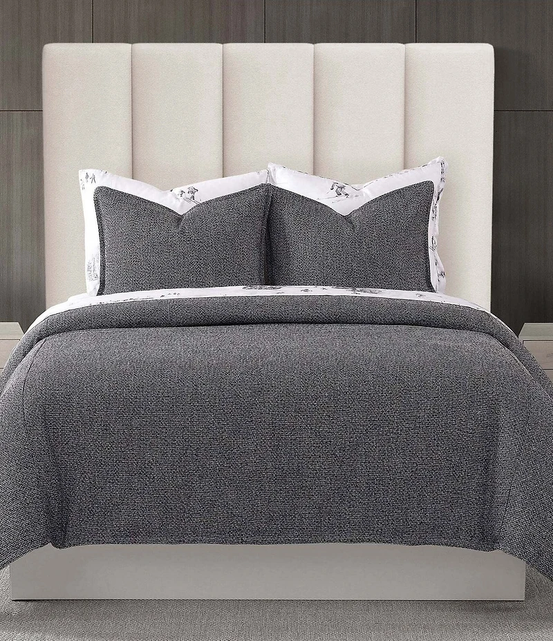 HiEnd Accents Tweed Textured Woven Comforter Mini Set