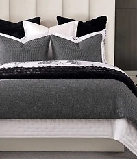 HiEnd Accents Tweed Textured Woven Comforter Mini Set