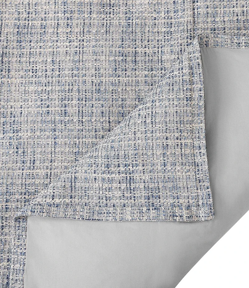 HiEnd Accents Tweed Textured Woven Duvet Cover Mini Set