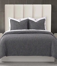 HiEnd Accents Tweed Textured Woven Duvet Cover Mini Set