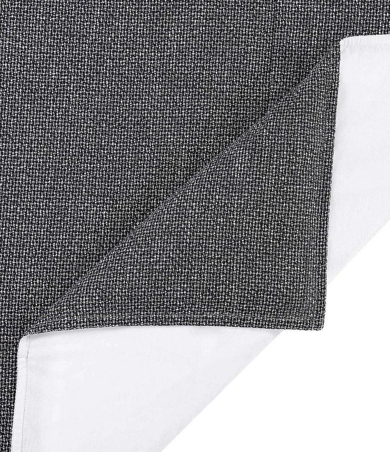 HiEnd Accents Tweed Textured Woven Duvet Cover Mini Set
