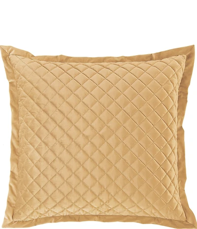HiEnd Accents Velvet Quilted Euro Sham