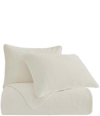 HiEnd Accents Venetian Stone Washed Cotton Velvet Quilt Mini Set