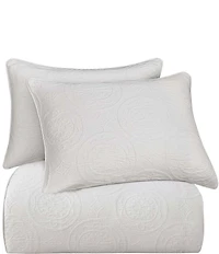 HiEnd Accents Verona Patterned Matelasse Duvet Cover Mini Set