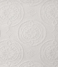 HiEnd Accents Verona Patterned Matelasse Duvet Cover Mini Set