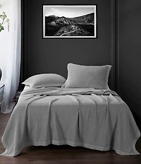 HiEnd Accents Stonewashed Cotton Waffle Weave Coverlet