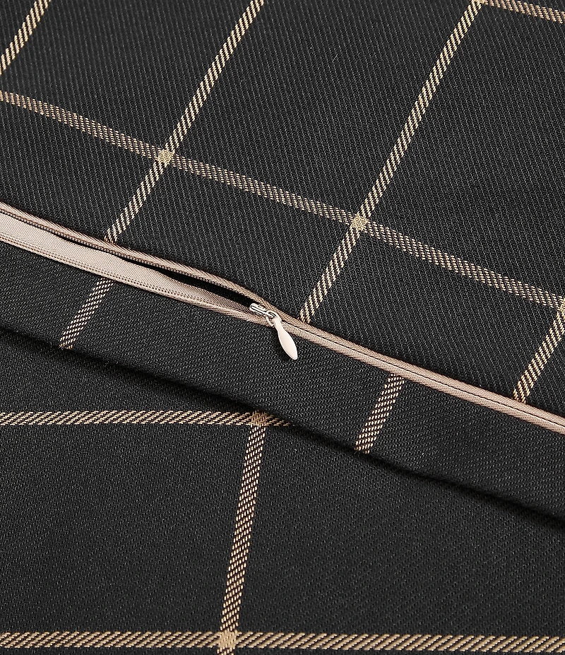 Hiend Accents Windowpane Plaid Duvet Cover Mini Set