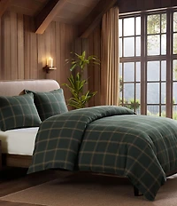 Hiend Accents Windowpane Plaid Duvet Cover Mini Set