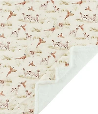 HiEnd Accents x Indigo Hill Hunt Life Campfire Sherpa-Backed Throw Blanket