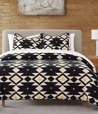 HiEnd Accents x Paseo Road Southwestern Geometric Pattern High Desert Chenille Jacquard Comforter Mini Set