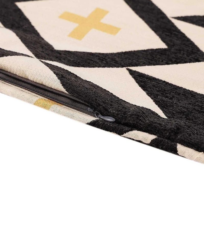 HiEnd Accents x Paseo Road Southwestern Geometric Pattern High Desert Chenille Jacquard Duvet Cover Mini Set
