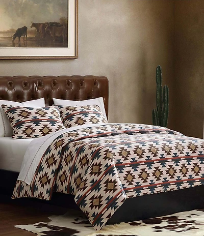 HiEnd Accents x Paseo Road Southwestern Geometric Pattern Mariella Duvet Cover Mini Set