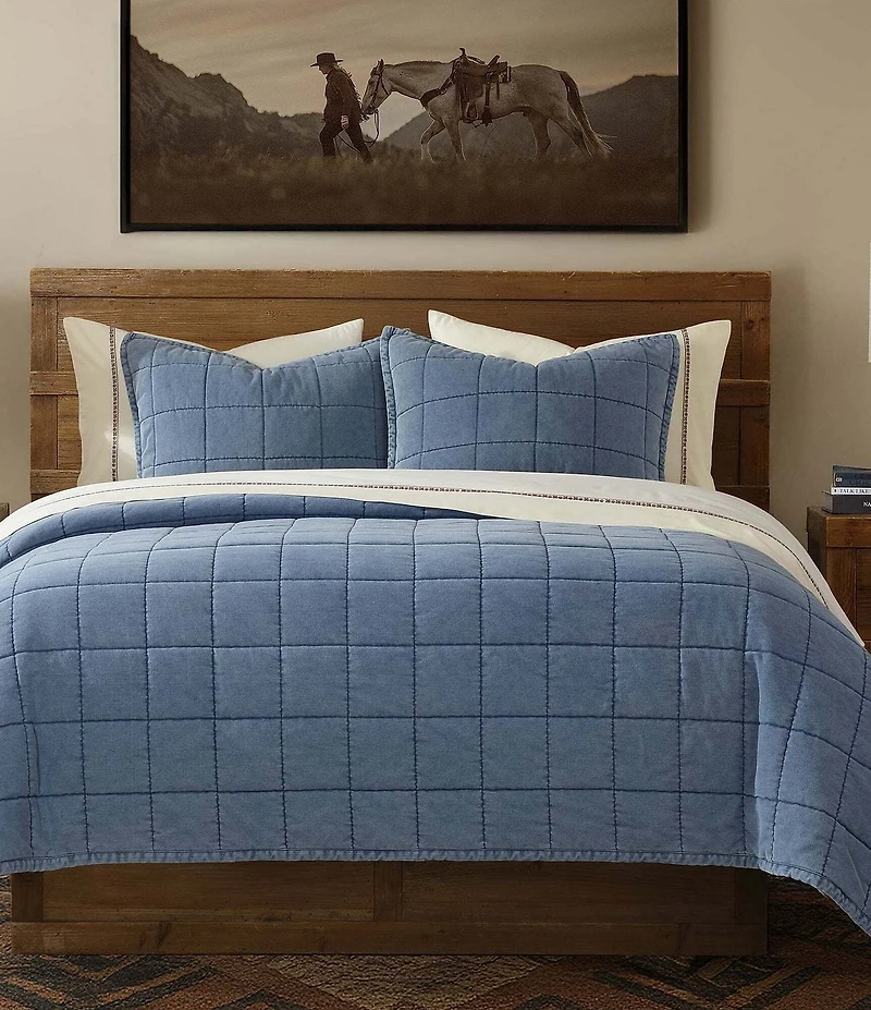 HiEnd Accents x Paseo Road Stonewashed Denim Quilt Mini Set