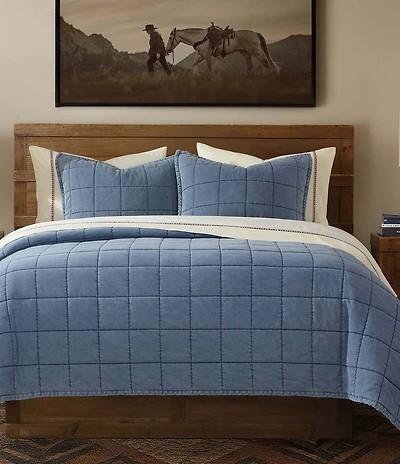 HiEnd Accents x Paseo Road Stonewashed Denim Quilt Mini Set
