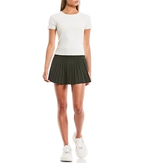 GB High Rise Pleated Tennis Skort