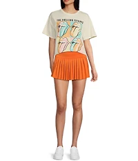 GB High Rise Pleated Tennis Skort