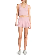 GB High Rise Pleated Tennis Skort