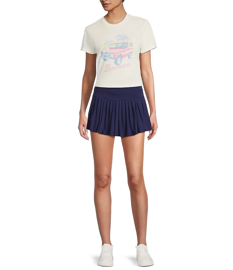 GB High Rise Pleated Tennis Skort