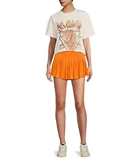 GB High Rise Pleated Tennis Skort