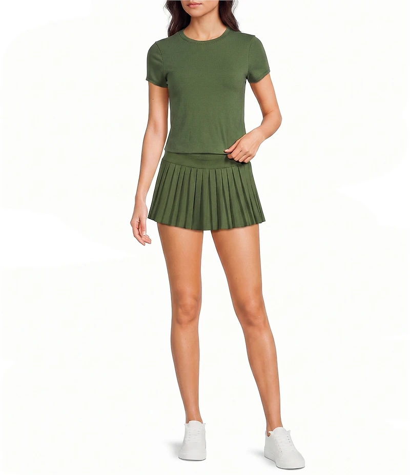 GB High Rise Pleated Tennis Skort