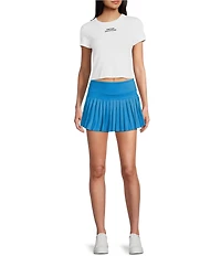 GB High Rise Pleated Tennis Skort