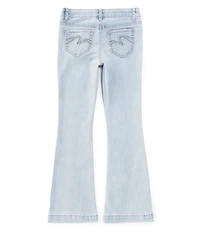 Hippie Girl Big Girls 7-16 Embroidered Pocket Flare Leg Jeans