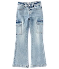 Hippie Girl Big Girls 7-16 High-Rise Flare Leg Jeans