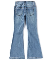 Hippie Girl Big Girls 7-16 Seamed-Detail Flare-Leg Jeans