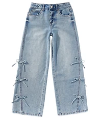 Hippie Girl Big Girls Bow Detail Jeans