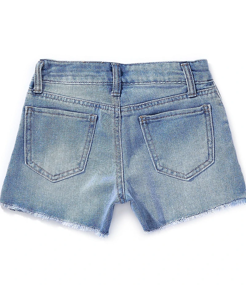 Hippie Girl Big Girls Denim Bling Bow Shorts