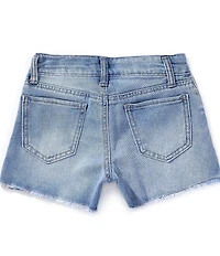 Hippie Girl Big Girls Denim Bling Bow Shorts