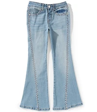 Hippie Girl Big Girls Lia Studded Flare Leg Jeans