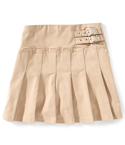 Hippie Girl Big Girls Pleated Buckles Skirt