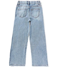 Hippie Girl Big Girls Rhinestone-Embellished Cherry/Bow-Patterned Jeans