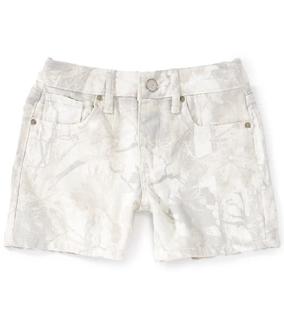Hippie Girl Big Girls Woodland Camo Print Denim Shorts